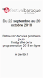 Mobile Screenshot of festivalbaroque-pontoise.fr